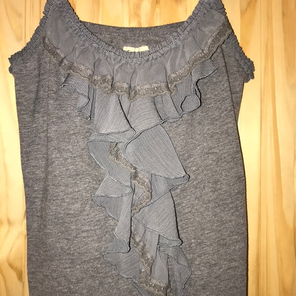 Hollister gray layered adjustable tank top - Picture 2 of 6